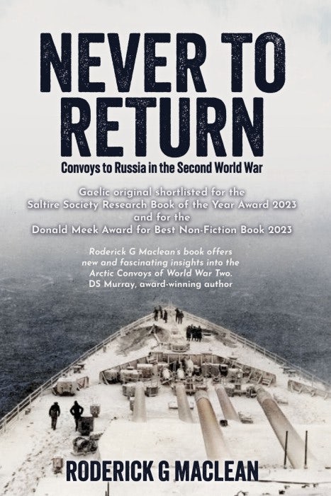 Cover image for NEVER TO RETURN, isbn: 9781036903268